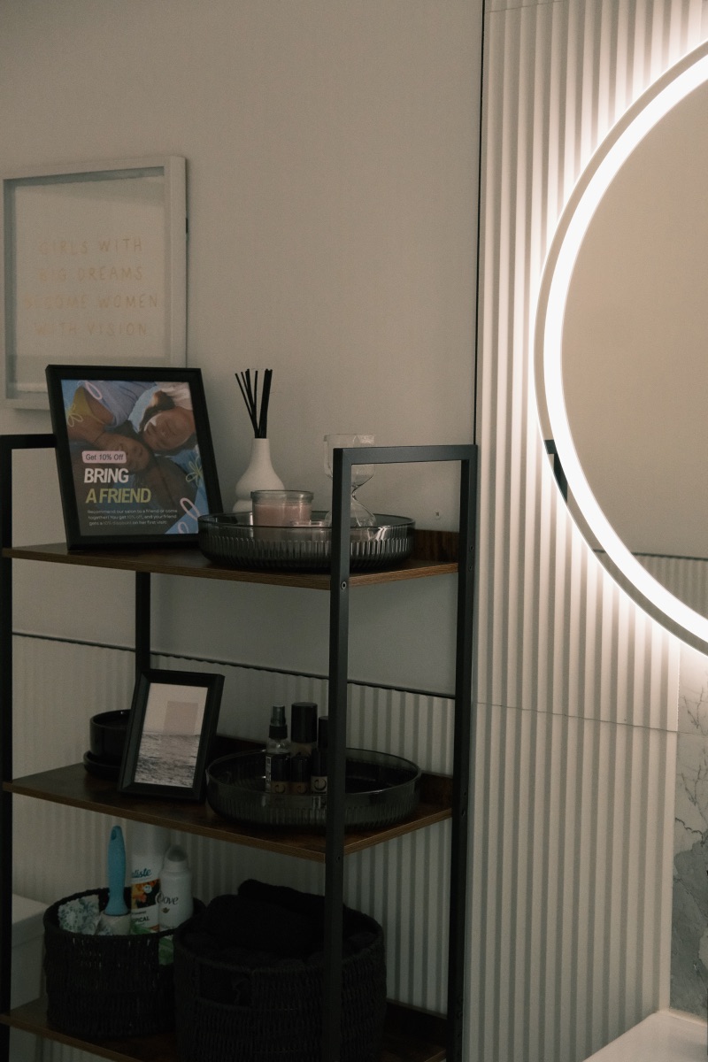 Beauty salon space at Darlings Beauty Lab in NoMad