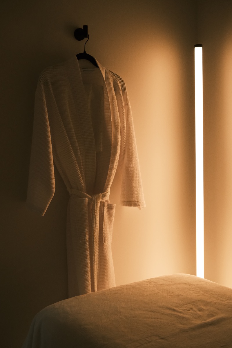 Body massage room at Darlings Beauty Lab in NoMad