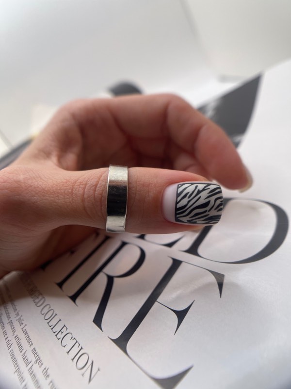 Clean cuticle work after Russian manicure at Darlings Beauty Lab in Manhattan