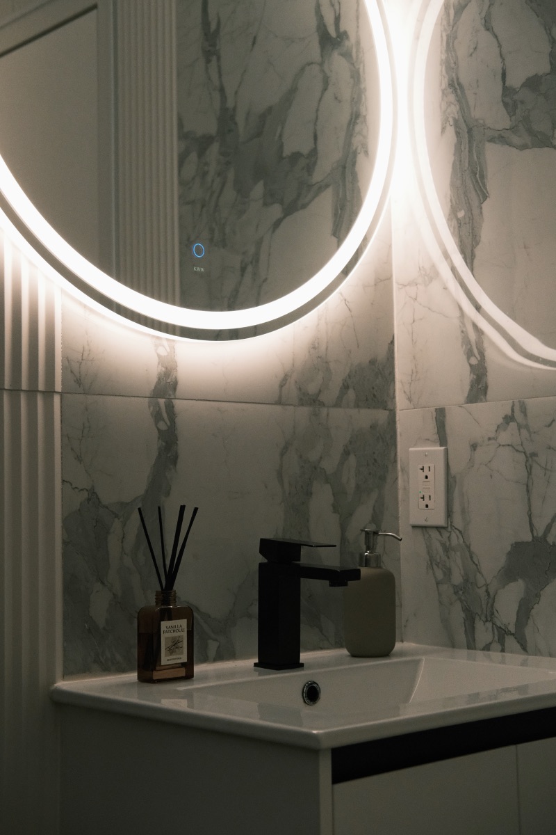 Nail salon interior near Flatiron at Darlings Beauty Lab