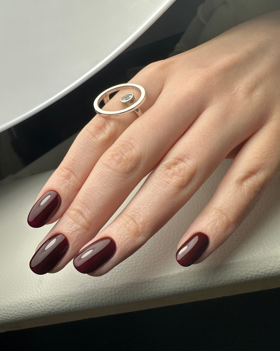 Russian gel manicure 9